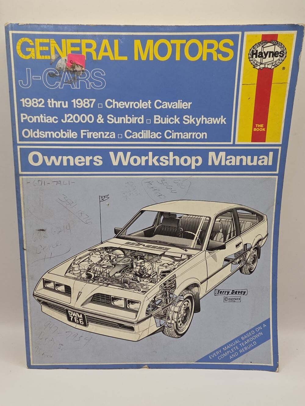General Motors J-Cars 1982-1987 Owners Workshop Manual Haynes